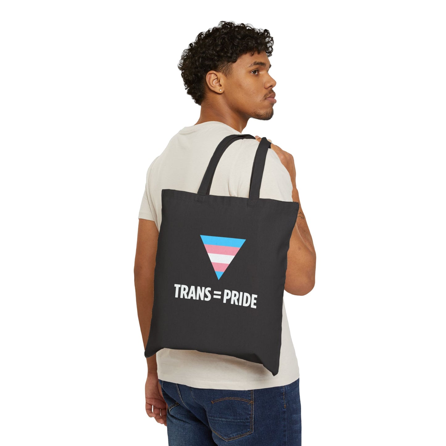 Trans = Pride Cotton Canvas Tote Bag