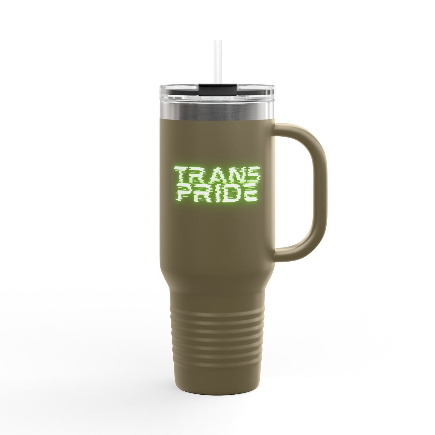 Trans Pride Travel Mug (40 oz, Insulated)