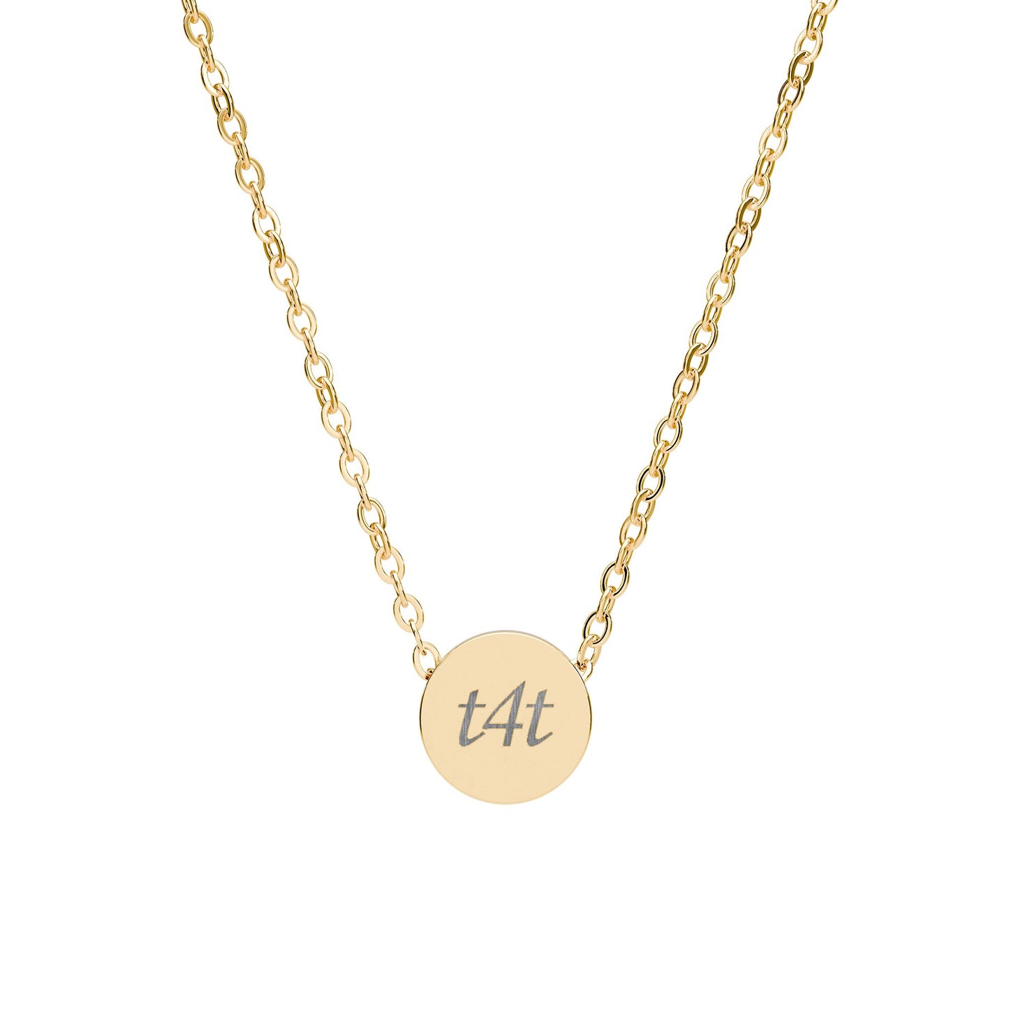 T4T Mini Engraved Necklace