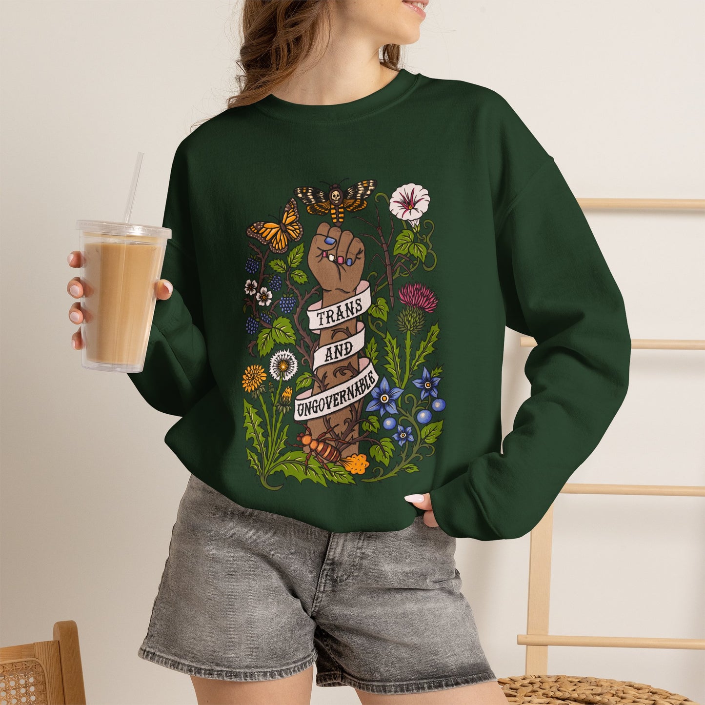 Trans and Ungovernable Crewneck Sweatshirt