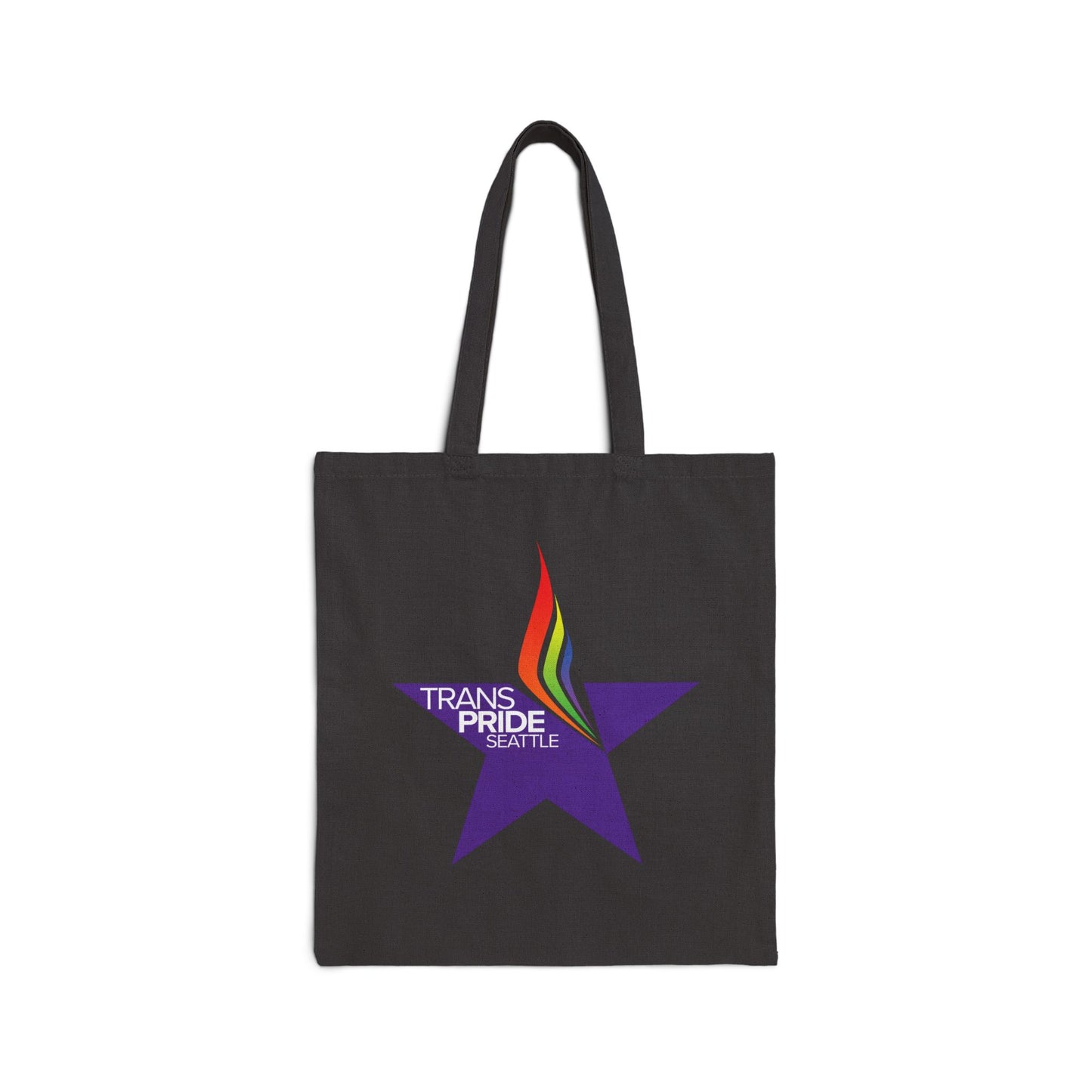 Trans Pride Cotton Canvas Tote Bag