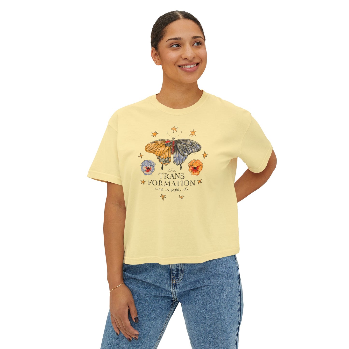 Transformation Boxy Crop Tee