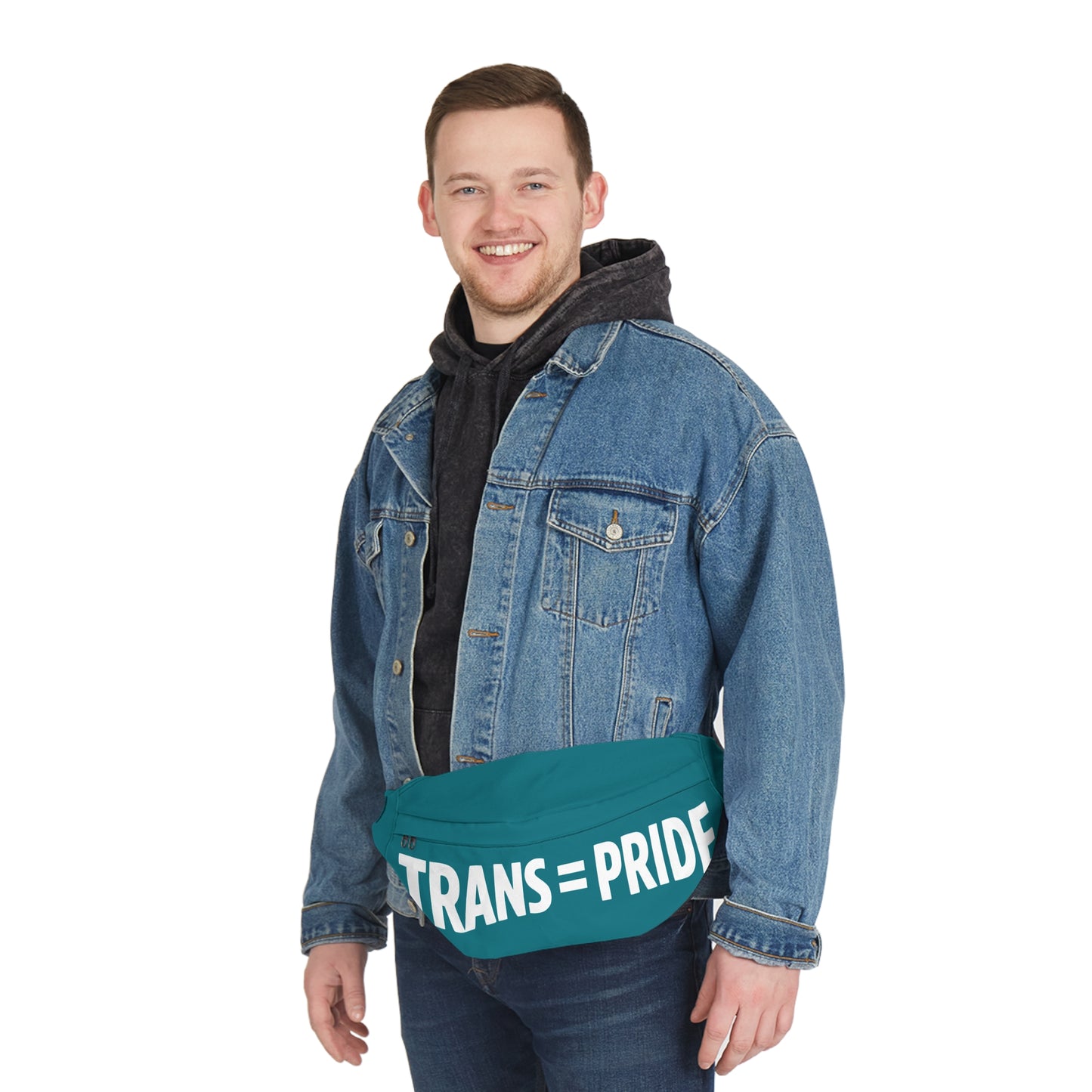 Trans = Pride Fanny Pack (Teal)