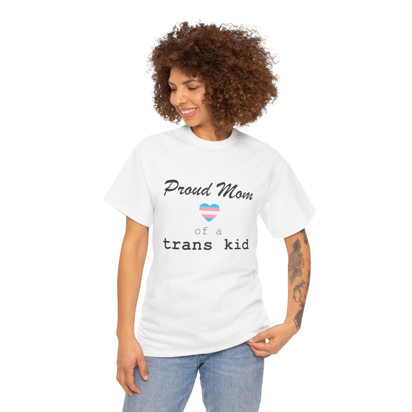 Proud Mom of a Trans Kid (Heart) Tee