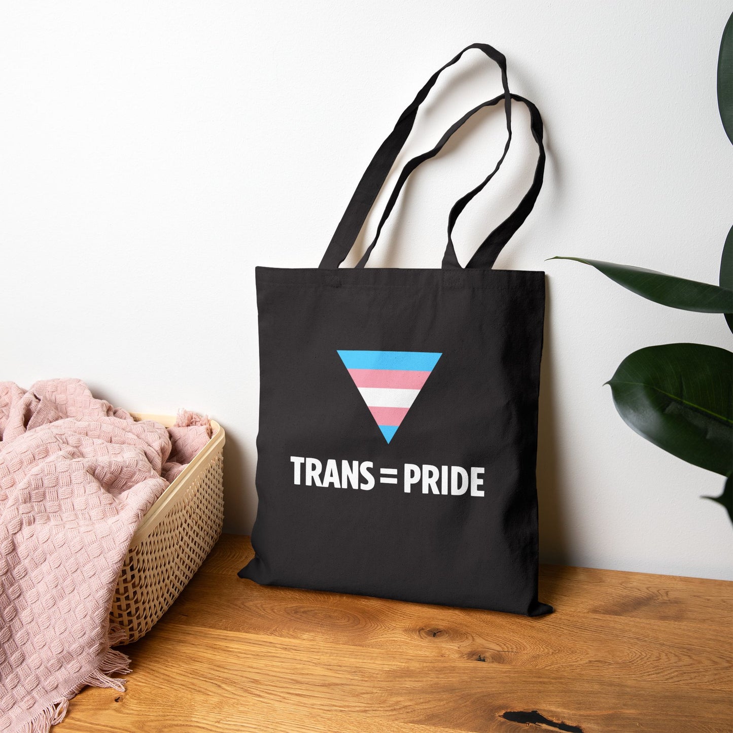 Trans = Pride Cotton Canvas Tote Bag