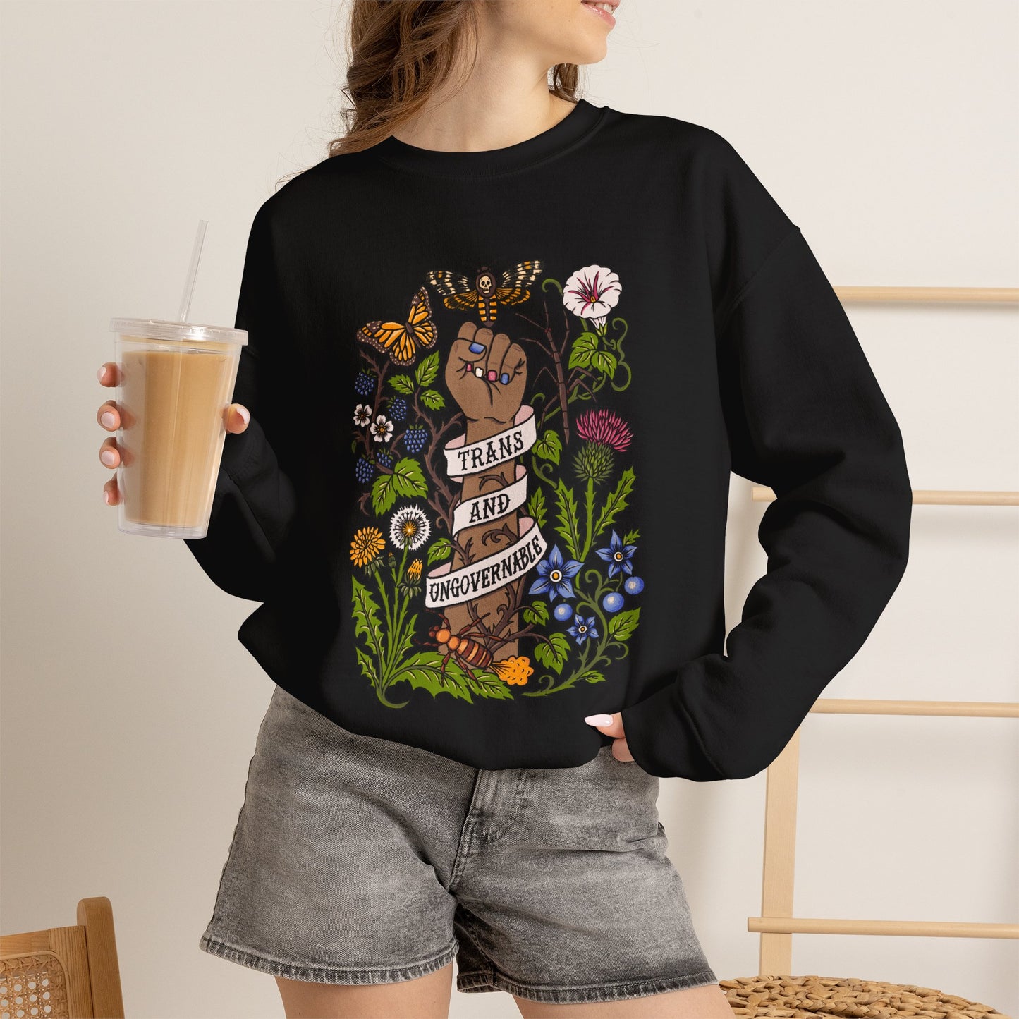 Trans and Ungovernable Crewneck Sweatshirt